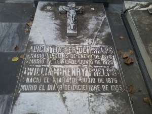 Lapida de W.H. Phelps y su primera esposa